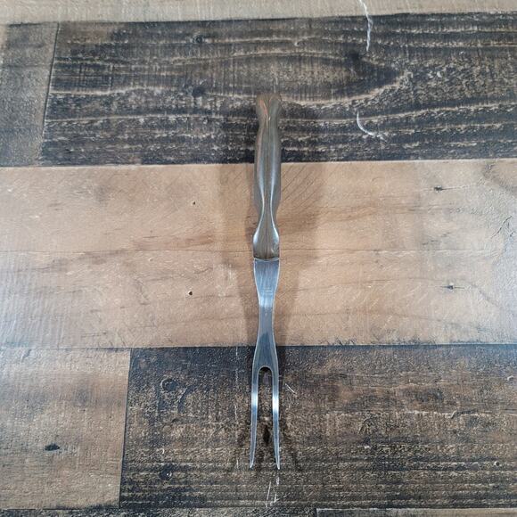 Cutco 1026 Carving Fork Classic Brown/Orange Handle USA - Picture 1 of 6